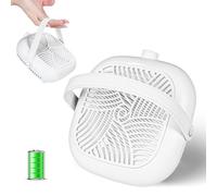 LIARTY Mini Portable Nail Dust Collector with High-Suction Vacuum for Nail Salon & Home, Rechargeable Small Quiet & Cordless, 60° Standing Use Design for Nail Art