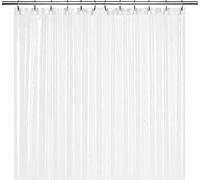 LiBa Frosted Shower Curtain Liner, PEVA 8G Waterproof Wet Room Bathroom Heavy Duty Shower Curtain, Anti Mould Mildew Resistant, Washable and Easy Dry, 183 x 183cm(72 x 72 inch)