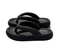 LIBANGRONG-888 Shower Slippers Fashion Flip Flops for Women Thick Sole Non Slip House Slides Comfy Summer Bath Shower Beach Leisure Sandals Outdoor slippers(Black,Alpha Small)