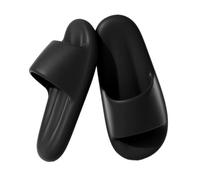 LIBANGRONG-888 Shower Slippers Shower Cloud Slides for Women and Men Non-Slip Thick Sole Slippers Soft Lightweight Bath Shoes for Indoor & Outdoor Outdoor slippers(Black,Alpha Small)