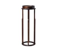 LIBANGRONG-888 Vase Bonsai Base New Chinese Marble Ebony Bonsai Base Display Stand for Indoor Living Room Display Stand Base(Medium)