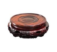 LIBANGRONG-888 Vase Bonsai Base Rotatable Hollow Out Carving Base Bonsai Pedestal Display Stand Base(Medium)