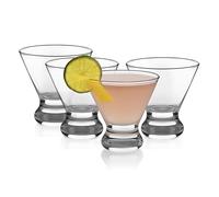 Libbey 4-Piece Cosmopolitan Cocktail/Martini Glasses, 8 Ounce, Clear