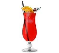 Libbey 4-Piece Hurricane Cocktail Glass Set, 15 oz / 420 ml, Dishwasher Safe, Recyclable, Reusable