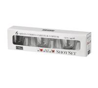 Libbey 45ml Clear Shot Glass Set, 6-Piece