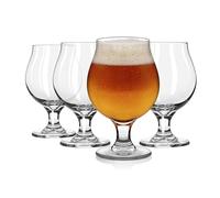 Libbey 56160 Craft Brews Belgian Ale Stemmed Beer Glass, 16-Ounce, Set of 4, Clear