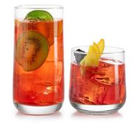 Libbey Ascent 16-Piece Tumbler and Rocks Glass Set
