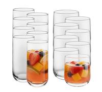 Libbey Ascent 16-Piece Tumbler and Rocks Glass Set
