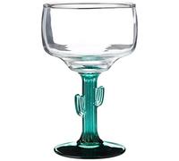 Libbey Cactus Margarita Glasses 12.5oz / 355ml - Set of 4 | 35.5cl Glasses, Cactus Cocktail Glasses