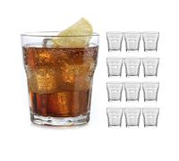 Libbey Gibraltar DuraTuff Drinking Glass Drinking Cup Set, Iconic Heavy Base Bar Glassware Thick Drinking Glasses Set of 12, 12-Ounce Double Old Fashioned Rocks Glasses