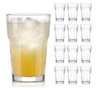 Libbey Gibraltar DuraTuff Juice Glasses, 14-Ounce, Set of 12, Durable Restaurant-Quality Glassware, Dishwasher Safe