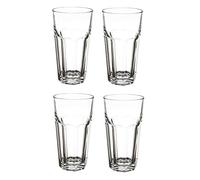 Libbey Gibraltar Original Tall Cooler Glasses 16oz / 470ml - Set of 4 | 47cl Hiball Glasses, Gibraltar Tumblers - DuraTuff Glassware