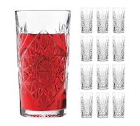 Libbey Glass Glasses Set, 470 ml, 12 Count (Pack of 1)