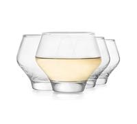 Libbey Mezcal All Purpose Spirits Glasses Set of 4, Stemless Stackable Cocktail Copitas 12.6 oz Inspired by Natural Jicara, Ideal for All Occasions