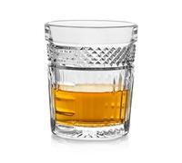 Libbey Radiant Chiseled Rocks Glasses, Set of 6