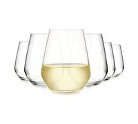 Libbey Signature Greenwich Stemless Wine Glasses, 18-Ounce, Set of 6