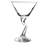 Libbey Z-Stem Martini Glass 9.1oz / 260ml - Case of 12 Glassware, Wonky Glasses, Funky Cocktail Glasses