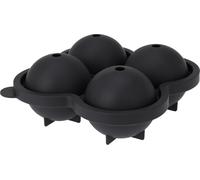 Libbi Lou Black Silicone 4 Sphere Ice Cube Tray - Two Pack | Size: 2 Pack Libbi Lou Black 2 Pack