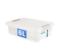 Libbi Lou Clear Storage Box with Lid 6 Litre (Two Set) Libbi Lou Clear
