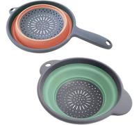 Libbi Lou Collapsible Silicone Kitchen Colander Set - Assorted Colours Libbi Lou Multicolor