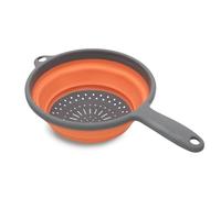Libbi Lou Collapsible Silicone Kitchen Colander with Handle 23cm - BPA Free, Non Toxic - Space Saving Folding Food Strainer for Kitchen & Travel - Assorted Colours