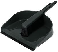 Libbi Lou Large Dustpan and Brush Set - Durable Garden Cleaning Set with Soft Bristles & Ergonomic Handle - Indoor & Outdoor Use - Compact & Efficient Sweeping for Home, Garden and Garage