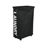 Libbi Lou Laundry Tote Bag with Wheels 55L in Black Libbi Lou Black