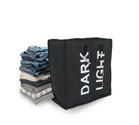 Libbi Lou Two Section Black Double Laundry Hamper Libbi Lou Black