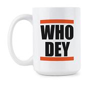 LIBBY'S BENCHMARK27 DESIGNS WhoDey Coffee Mug Cincinnati Cup