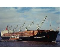 Libby's Emporium 535011 British Clyde built Bulk Carrier PORT ALBERNI CITY A4 Photo Poster Print 10x8