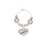 Libby's Market Place Granny Glass Charm on a Gift Card