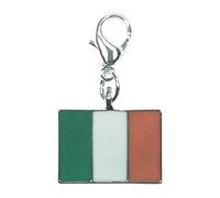 Libby's Market Place Irish Flag/Ireland Flag/Ireland Clip On Charm with Organza Gift Bag