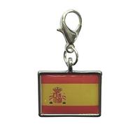 Libby's Market Place Spain Flag, Spanish Flag, la Rojigualda Clip On Charm with Gift Box