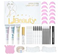 Libeauty Korean Lash Lift Kit, Brow Lamination Kit & Eyelash Lift Kit, Open-Eye Lash Lift Kit, New Eyelash Lift Shields for at Home and Salon DIY Use