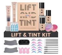 Libeauty Lash Lift and Tint Kit with Lash Lift Balm, Eyelash Lift and Tint, Lash Lift Kit with Black Eyelash Tint, 2 in 1 Lash Tint Kit Black for Home and Salon Use