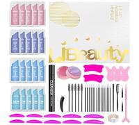 Libeauty Lash Lift Kit - Eyelash Lift Kit, Lash Perm Kit with Glue Balm and Reusable Super Sticky Eye Pads, Version Lash Curling Tools for Quick Lash Lifting at Home and Salon