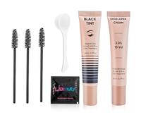 Libeauty Lash Tint Black Kit - 2 in 1 Eyelash & Eyebrow Dye Set, Last Up to 6 Weeks, Fast & Easy to Use, Semi-Permanent Black Dye with Developer, 8 g (Pack of 1)