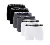 Libella® Panties Boxer Shorts Shorts Women's Hipsters Underpants Underwear Set Cotton 6 Pack Black White Grey 3429BWG S