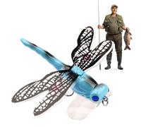 Libellen Angelköder für Süßwasser Angeln | Lebensechter Kunstköder für Fluss Angeln | Robuster Köder aus ABS mit Carbonstahl Haken | Realistisches Angel Zubehör Forelle Barsch Outdoor Abenteuer