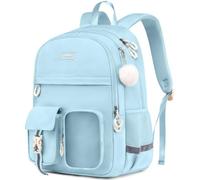LIBENED Backpack for Women G013-Backpack, Blue, 15.6", Back to School Backpack