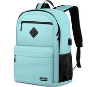 LIBENED School Backpack Teen Boys and Girls, Classical Basic Backpack, Teal, 15.6"