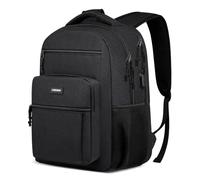 LIBENED School Bag for Boys, Large 15.6 Inch Black Backpack for Work Travel