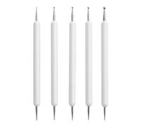 Libenxue 5Pcs Embossing Tool Set with Dual-End Stylus Embossing Stylus Set Dotting Tool for Art Projects, Rock Painting, Clay Craft & Nail Art DIY Craft
