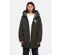 Liberaiders Endless Knot Fish Tail Coat - Olive Green - Green / M
