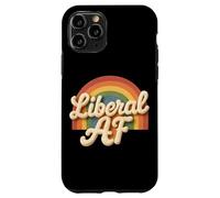 Liberal AF Democrat Rainbow Vintage Case for iPhone 11 Pro