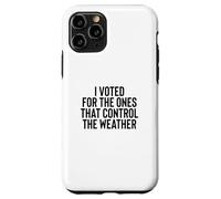 Liberal Meme I Voted for the Ones that Control the Weather Case for iPhone 11 Pro