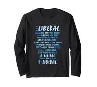 Liberal Politics for American Election Quote by JFK, Kennedy Long Sleeve T-Shirt