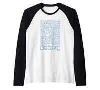 Liberal Politics for American Election Quote by JFK, Kennedy Raglan Baseball Tee