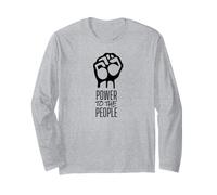 Liberal Progressive Power to The People Long Sleeve T-Shirt