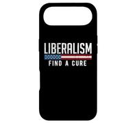 Liberalism Find a Cure Funny Political Meme Humor Graphic Case for iPhone Air